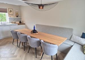 Kuchyň nebo kuchyňský kout v ubytování Hotel de Baak Seaside