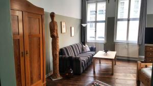 Posezení v ubytování Kunsthaus + 14 fotografií