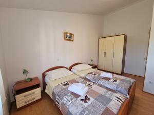Postel nebo postele na pokoji v ubytování Juli No3 & No4