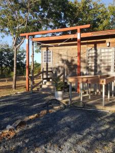 O edifício onde a casa de férias está situado