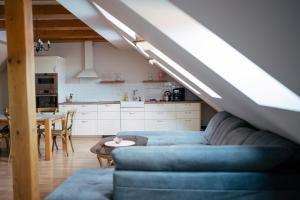 Kuchyňa alebo kuchynka v ubytovaní Mikulov Apartmány MAGISTR