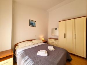 Postel nebo postele na pokoji v ubytování Juli No3 & No4
