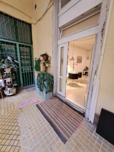 an entrance to a building with a glass door at B42 Cozy in Budapest