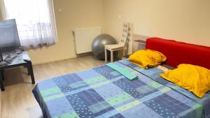 Postel nebo postele na pokoji v ubytování Chambre lumineuse Au calme avec place de parking privé