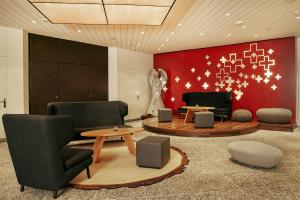 Posezení v ubytování H+ Hotel & SPA Engelberg