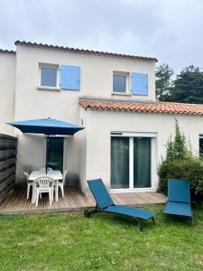 Zahrada ubytování Villa Oléron