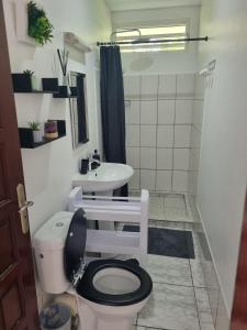 Koupelna v ubytování Résidence