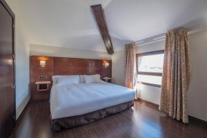 Postel nebo postele na pokoji v ubytování Hotel Hidalgo
