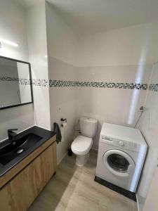 Ένα μπάνιο στο Studio vue Mer 4 personnes climatisé