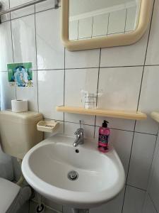 Koupelna v ubytování Apartments PEHAR