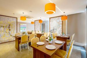 Posezení v ubytování Treebo Nestlay Rooms Whitefield