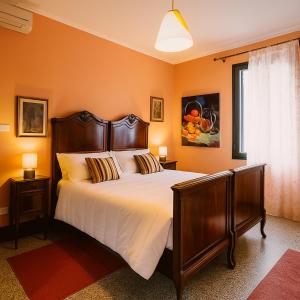 Postel nebo postele na pokoji v ubytování Agriturismo Trerè