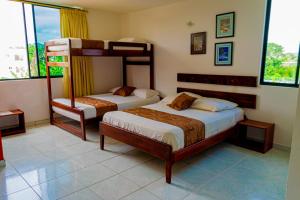 Katil atau katil-katil dalam bilik di Hotel RC Tonsupa