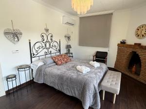 Postel nebo postele na pokoji v ubytování "El Coberteras"