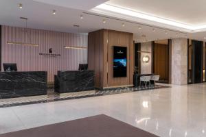 TV a/nebo společenská místnost v ubytování Hotel Atlantic El Tope