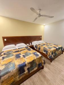 Postel nebo postele na pokoji v ubytování Hotel Esencia Suites