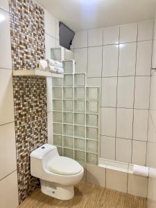 Koupelna v ubytování Hotel Esencia Suites