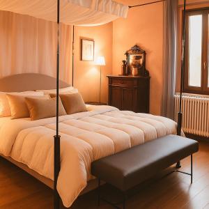 Postel nebo postele na pokoji v ubytování Agriturismo Trerè