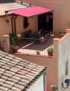 A balcony or terrace at Cal Vibo