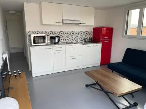 Kuchyň nebo kuchyňský kout v ubytování T3 duplex vue mer