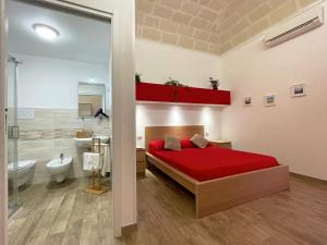 Koupelna v ubytování Sea View Teti Rooms & Apts