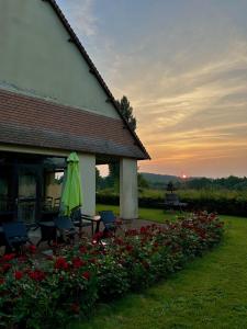 Zahrada ubytování Auberge d'Andaines