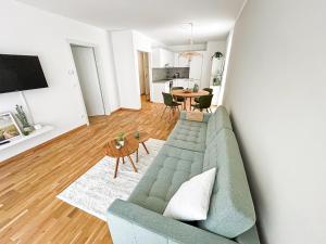 TV a/nebo společenská místnost v ubytování Modern 2 room apartment in downtown