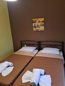 Posteľ alebo postele v izbe v ubytovaní P.A.G Apartments