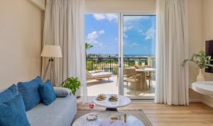 Posezení v ubytování WellClub - Family Wellness & Seaview Suites