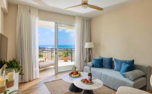 Posezení v ubytování WellClub - Family Wellness & Seaview Suites