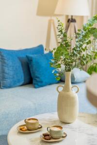 Posezení v ubytování WellClub - Family Wellness & Seaview Suites