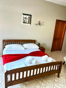 Postel nebo postele na pokoji v ubytování Villa Andres
