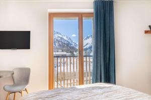 Nespecifikovaný výhled na hory nebo výhled na hory při pohledu z bed and breakfast
