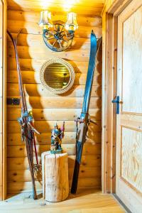 Fotografia z galérie ubytovania Blockhaus Wallisch v destinácii Leogang