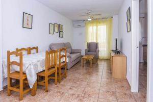 Χώρος καθιστικού στο Vivienda Las pitas