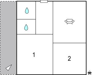 Plán poschodí v ubytovaní Gemuetliche Ferienwohnung