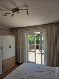 Postel nebo postele na pokoji v ubytování Apartmaji Vrabec