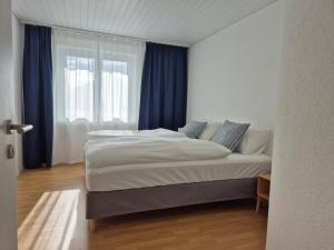 Postel nebo postele na pokoji v ubytování Apartment for 7, close to Zurich and Luzern, free private parking