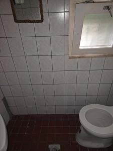 Kúpeľňa v ubytovaní reginavendeghaz