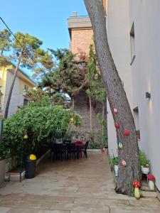 Vrt pred nastanitvijo Nio Planet Villa Golem, Durrës