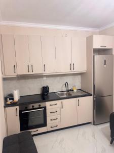 Kuchyň nebo kuchyňský kout v ubytování Comfortable Suites 1