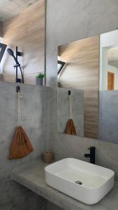 Koupelna v ubytování Alfa-Rooms + 18 fotografií