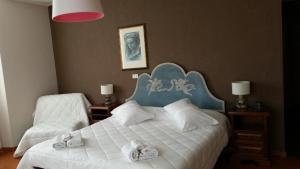 Posteľ alebo postele v izbe v ubytovaní Hotel Castello Miramare