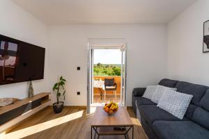 Χώρος καθιστικού στο Luxury Apartment Luce