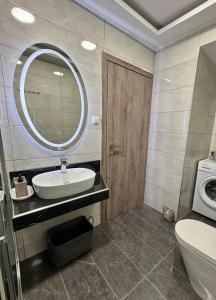Koupelna v ubytování Korithis Apartment