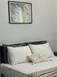 Postel nebo postele na pokoji v ubytování Korithis Apartment