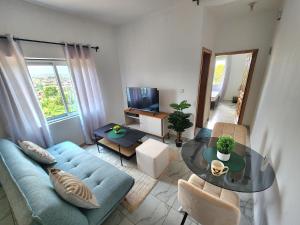 Μια τηλεόραση ή/και κέντρο ψυχαγωγίας στο Apartment with panoramic view