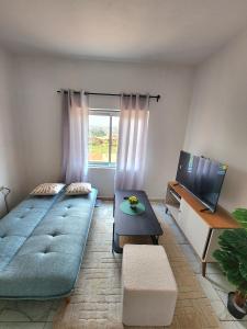 Μια τηλεόραση ή/και κέντρο ψυχαγωγίας στο Apartment with panoramic view
