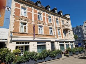 Budova, kde se aparthotel nachází