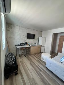 Kuchyň nebo kuchyňský kout v ubytování Parguera Beach Club & Hotel